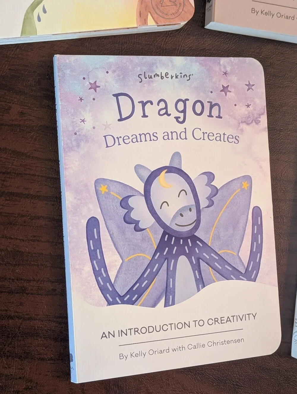 Slumberkins Emotional Intelligence Board Book Bundle Fox Dragon Ibex Creatures
